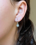 Silver Snowflake Earrings